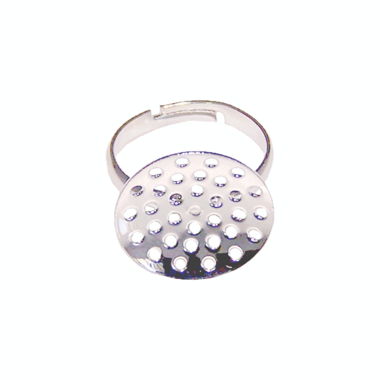 Baza rotunda pentru inel cu baza gaurita - 17mm